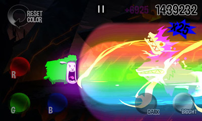 Captures d'écran du jeu de la Couleur des Moutons sur Android, une tablette.