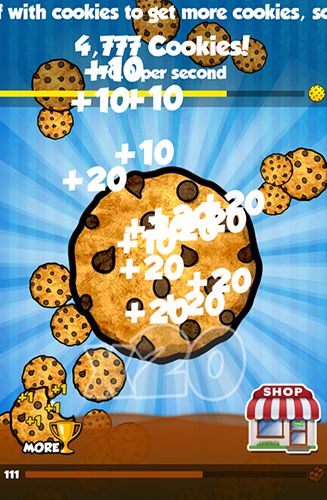 Capturas de tela do jogo Cookie clickers em seu telefone Android, tablet.