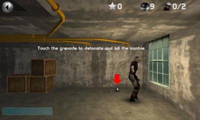 Screenshots of Zombie Defense game on Android phone, tablet.