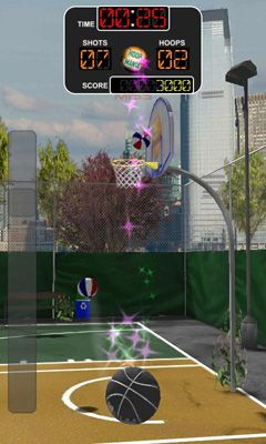 Captures d'écran du jeu de Basket-ball Dunkadelic pour Android, une tablette.