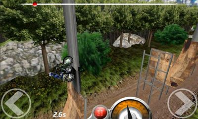 Captures d'écran du jeu de Trial Xtreme Android, une tablette.