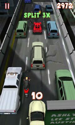 Screenshots of the game Lane Splitter for Android phone, tablet.