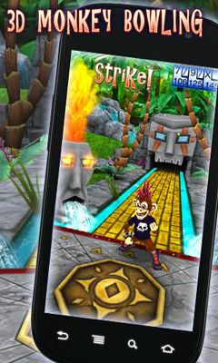 Captures d'écran du jeu Tiki10Pin sur Android, une tablette.