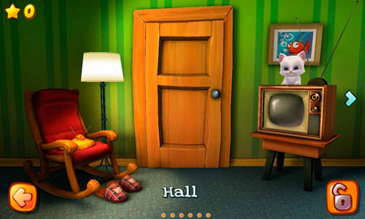 Screenshots of the game Wake the Cat for Android phone, tablet.