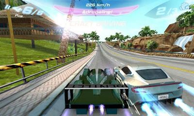 Screenshots of the game Asphalt 6 Adrenaline HD for Android phone, tablet.