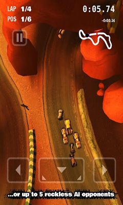 Screenshots of the game CarDust on Android phone, tablet.