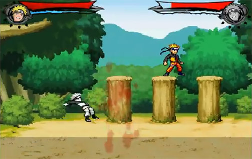 Screenshots of the game Naruto fight: Shadow blade X on Android phone, tablet.