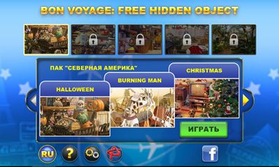 Screenshots of the game Bon Voyage Hidden Objects for Android phone, tablet.
