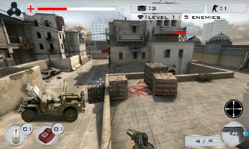Screenshots of the game Strike shooting: SWAT force on your Android phone, tablet.