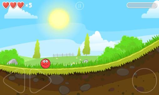 Capturas de tela do jogo Red ball 4 no telefone Android, tablet.