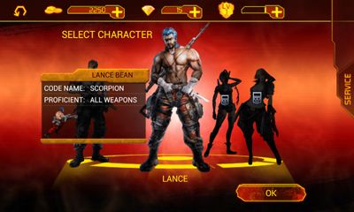 Screenshots of the game Contra Evolution on Android phone, tablet.