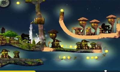 Captures d'écran du jeu Gnomes Jr sur Android, une tablette.