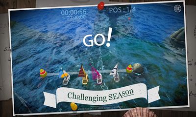 Screenshots of Sailboat Championship game on Android phone, tablet.