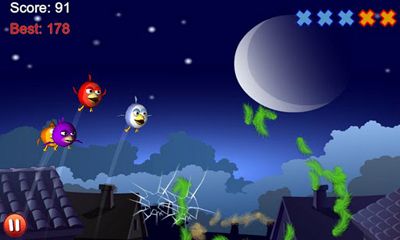 Screenshots of the game Cut the Birds 3D on your Android phone, tablet.
