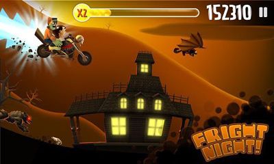 Captures d'écran du jeu Ski Safari Spéciale Halloween sur Android, une tablette.