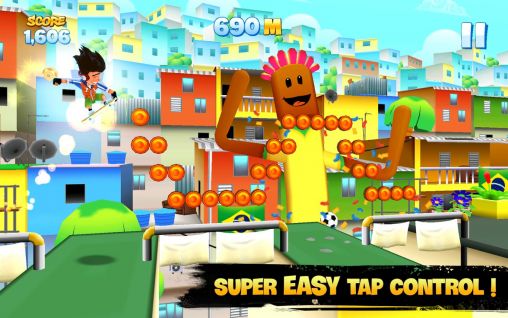 Screenshots of the game Skyline skaters: Welcome to Rio on Android phone, tablet.