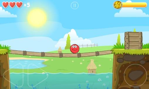 Capturas de tela do jogo Red ball 4 no telefone Android, tablet.