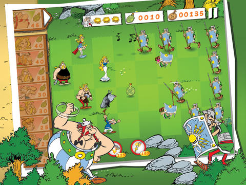 Captures d'écran du jeu Astérix: Total des représailles sur Android, une tablette.
