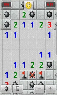 Screenshots of the game Minesweeper Classic on Android phone, tablet.