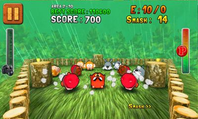 Captures d'écran du jeu Jungle Smash sur Android, une tablette.