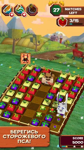 Captures d'écran du jeu de Pile lapin pour Android, une tablette.