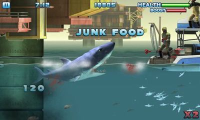 Screenshots of the game Hungry Shark - Part 3 for Android phone, tablet.
