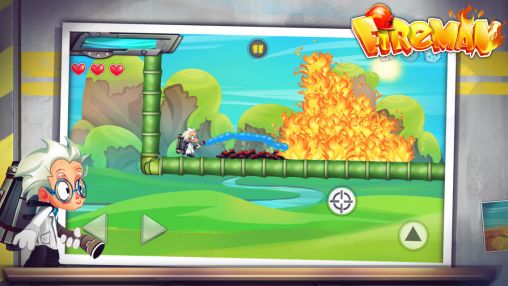 Screenshots of the game Fireman on Android phone, tablet.