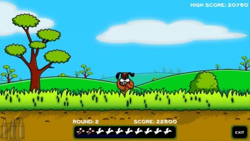 Screenshots of the game Duck hunter by Leeding Apps on Android phone, tablet.