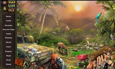 Screenshots of the game Amazon Hidden Expedition on Android phone, tablet.