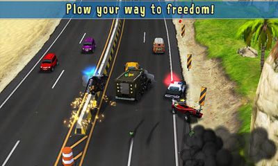 Screenshots of the game Reckless Getaway Android phone, tablet.