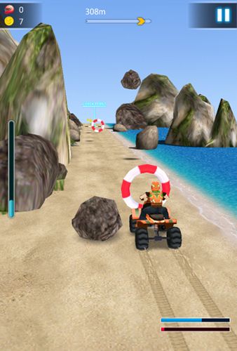 Screenshots of Crazy game speed: Beach moto racing on your Android phone, tablet.