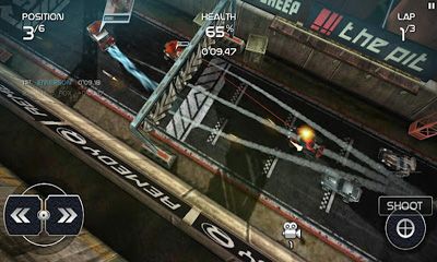 Screenshots of the game Death Rally Free on your Android phone, tablet.
