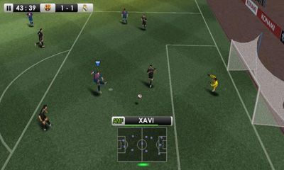 Captures d'écran du jeu PES 2012 Pro Evolution Soccer pour Android, une tablette.