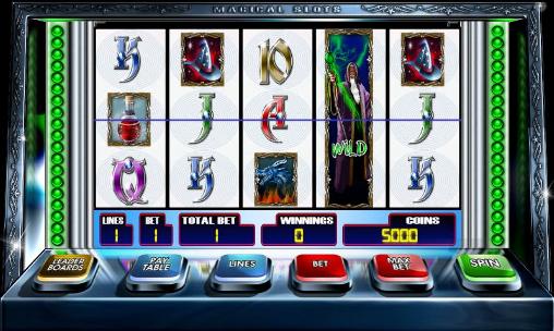 Screenshots of the game Magical slots on your Android phone, tablet.