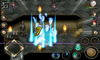 Captures d'écran du jeu Inotia 4: Assassin de Berkel Android, une tablette.