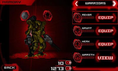 Screenshots of the game Combat DROID on Android phone, tablet.