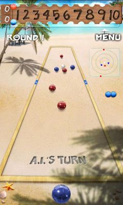 Screenshots of the game Bocce Ball on Android phone, tablet.