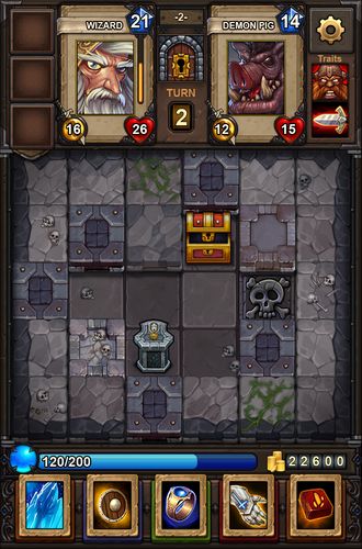 Screenshots of the game Dungelot 2 on Android phone, tablet.