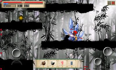 Captures d'écran du jeu le Samouraï sur Android, une tablette.