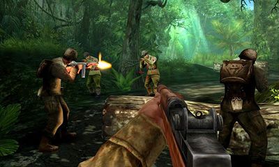 Screenshots of the game Brothers in Arms 2 Global Front HD Android phone, tablet.