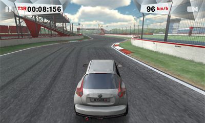 Captures d'écran du jeu Nissan Juke Nismo Défi sur Android, une tablette.