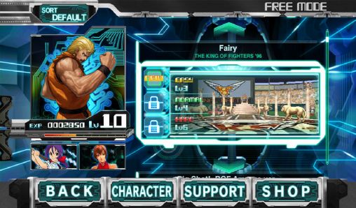 Screenshots of the game the rhythm of fighters for Android phone, tablet.
