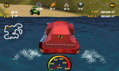 Screenshots of the game AgRacer on Android phone, tablet.