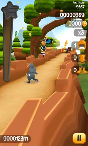 Capturas de tela do jogo coelhinho da Páscoa executar no telefone Android, tablet.