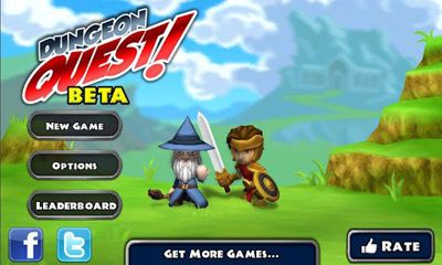 Screenshots of the game Dungeon Quest on Android phone, tablet.