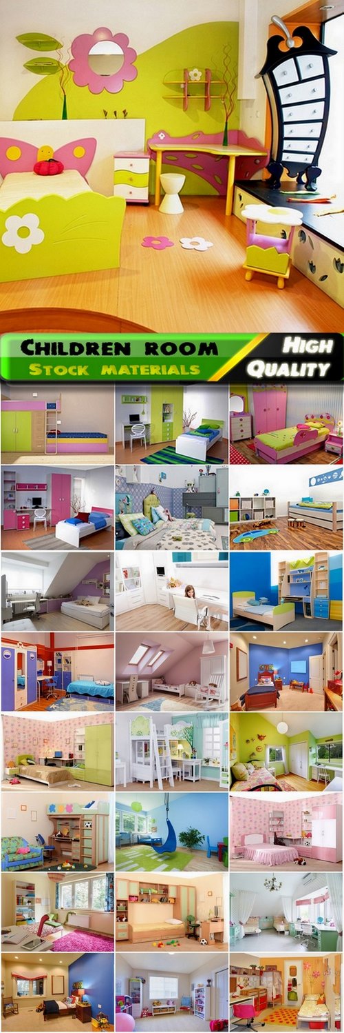 Children room interior Stock images - 25 HQ Jpg