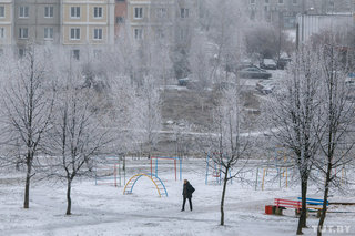 Первая неделя зимы в Могилеве: без снега, но с морозами
