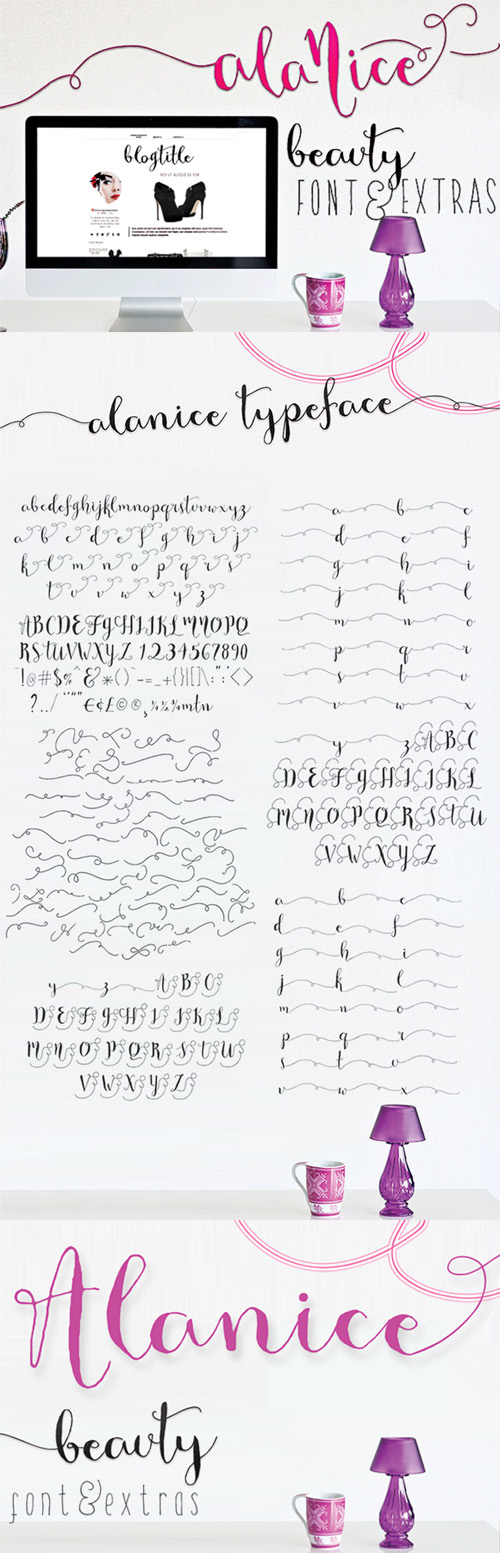 AlaNice Modern Calligraphy Font