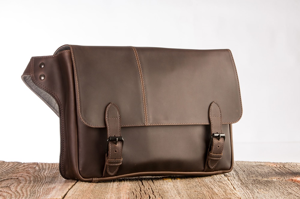 Кожаная сумка Intrepid Journeyman для Macbook Pro/Air 13, iPad, iPhone и других мелочей