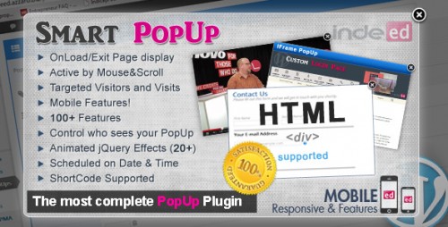 NULLED Indeed Smart PopUp for WordPress v4.1  